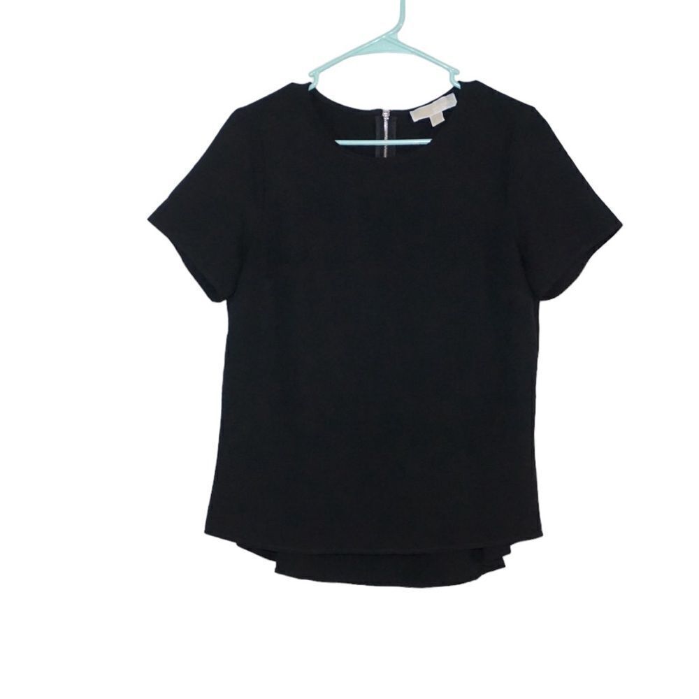 MIchael Kors Black Short Sleeve Top, Small
